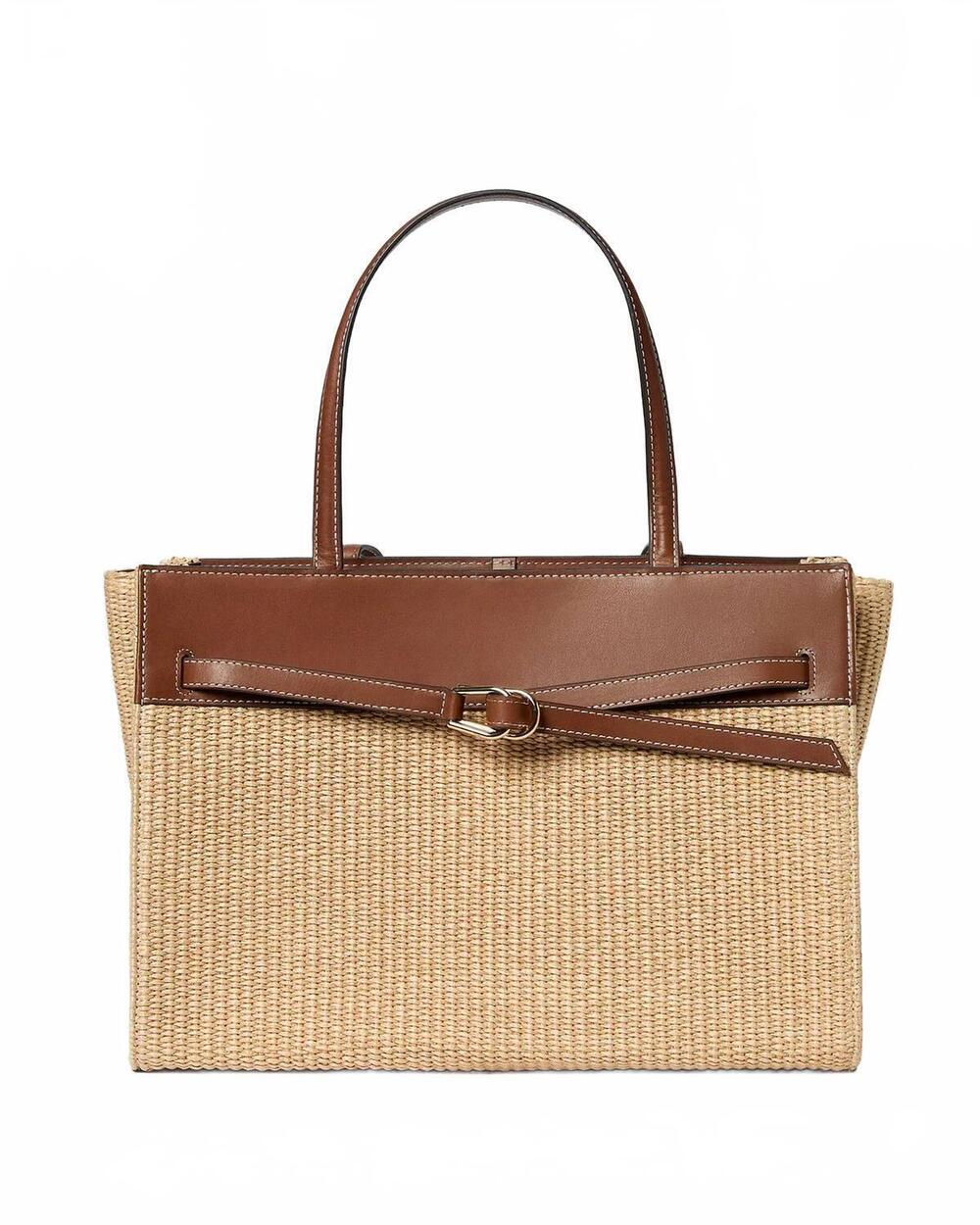 NEW LOEFFLER RANDALL aidan loop belt work tote in natural
